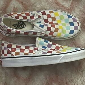 Multi colored vans